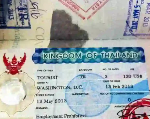 visa thailand visum einreise