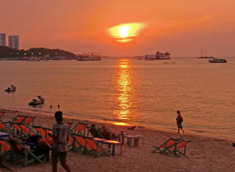 CIMG2286 Pattaya Beach Sunset