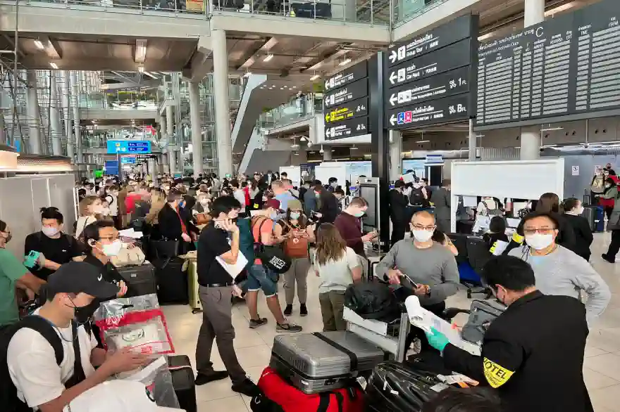 Test & Go chaos airport bangkok