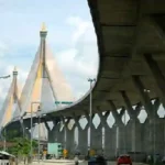 Eröffnung der neuesten und breitesten Schrägseilbrücke Chao Phraya im Jahr 2022