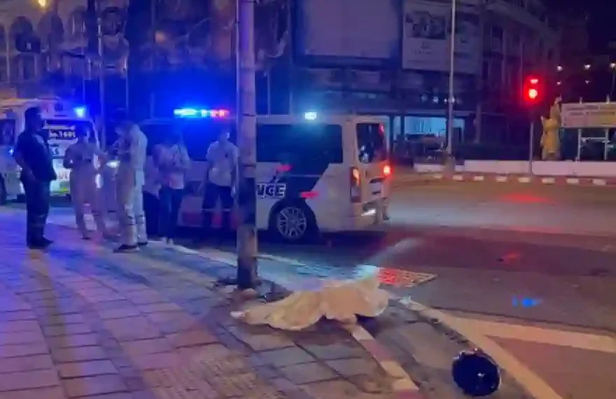 Zwei Ausländer bei Motorradunfällen in Pattaya getötet 2 unfall tod pattaya