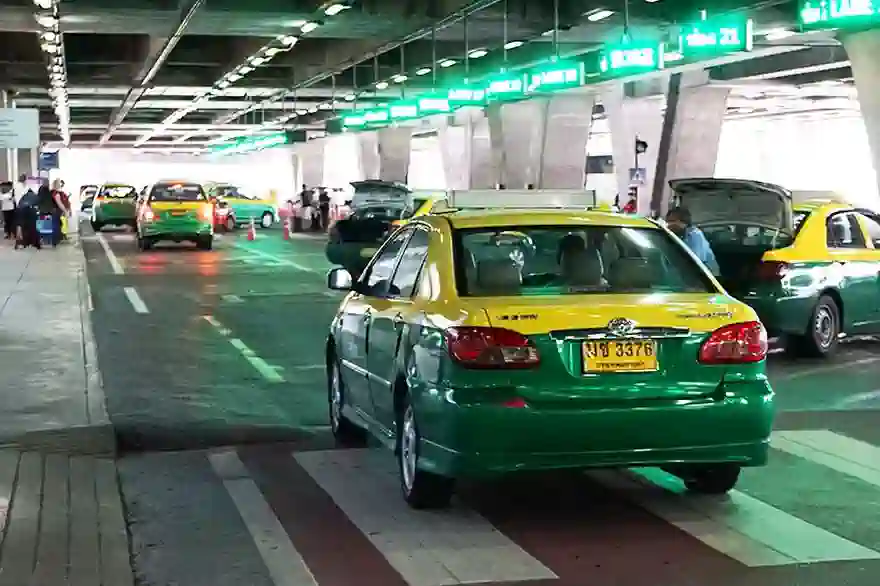 Flughafen Suvarnabhumi war bis jetzt immer eine strikte No-Go-Zone für Grab-Taxis
