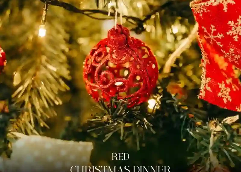5. Red Christmas Dinner at The Surin