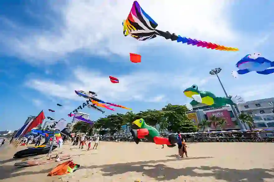"Kite Festival on the Beach" findet vom 24. bis 28. Februar in Pattaya statt