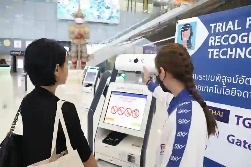 Thai Airways testet biometrischen Check-in am Flughafen Suvarnabhumi