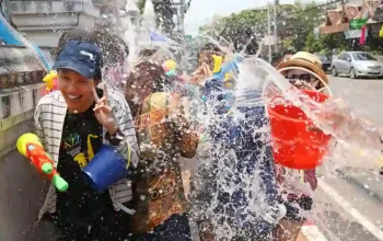 Songkran-Wasserschlachten kehren nach Pattaya zurück