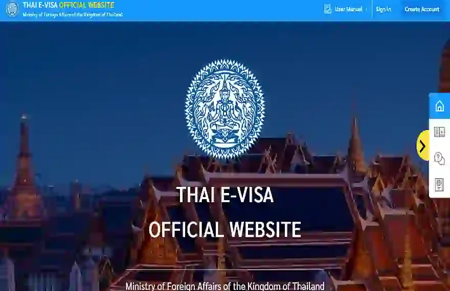 anleitung zu thailands e visum 1