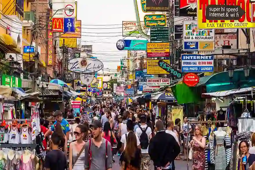 Bangkok wurde zur Nr. 3 der Top-Reiseziele für Rucksacktouristen 2023 gewählt