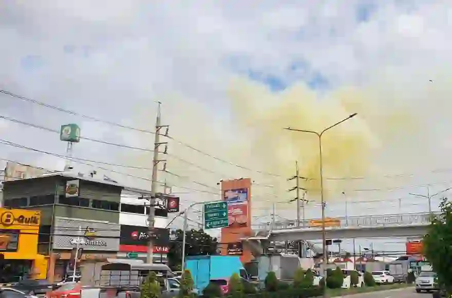 Explosion Chemietanks Bangkok