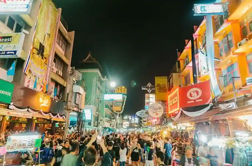 To-Do-Liste für Reisende für Khao San