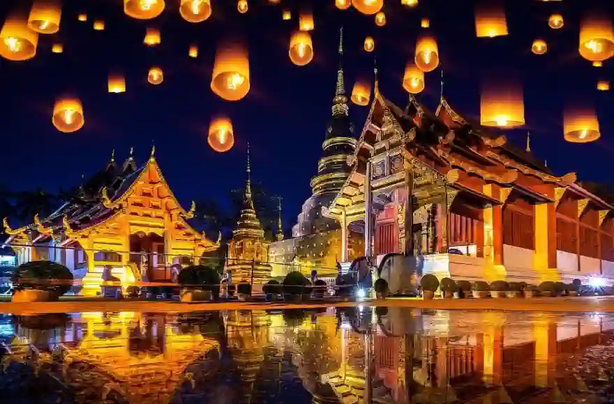 Vergleich der Reisemöglichkeiten von Bangkok nach Chiang Mai
