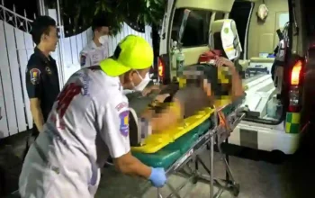 Britischer Mann schwer verletzt, nachdem er sich an einem Eisenzaun in Pattaya aufgespießt hatte