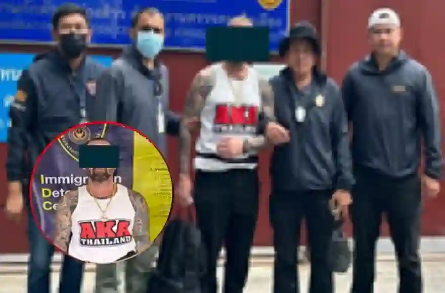 Australier in Pattaya wegen mehreren Straftaten und Mafia-Kontakten festgenommen