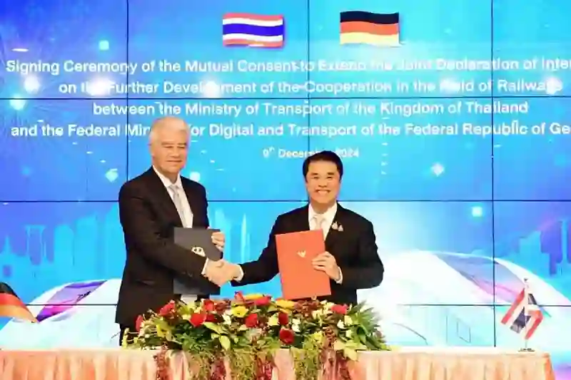 Thailändisch-deutsche Bahnpartnerschaft für nachhaltigen Verkehr erneuert