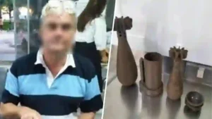 Stümperhafter Reisender mit Bombenset in der Tasche erwischt, löst Terrorangst im Inlandsterminal aus