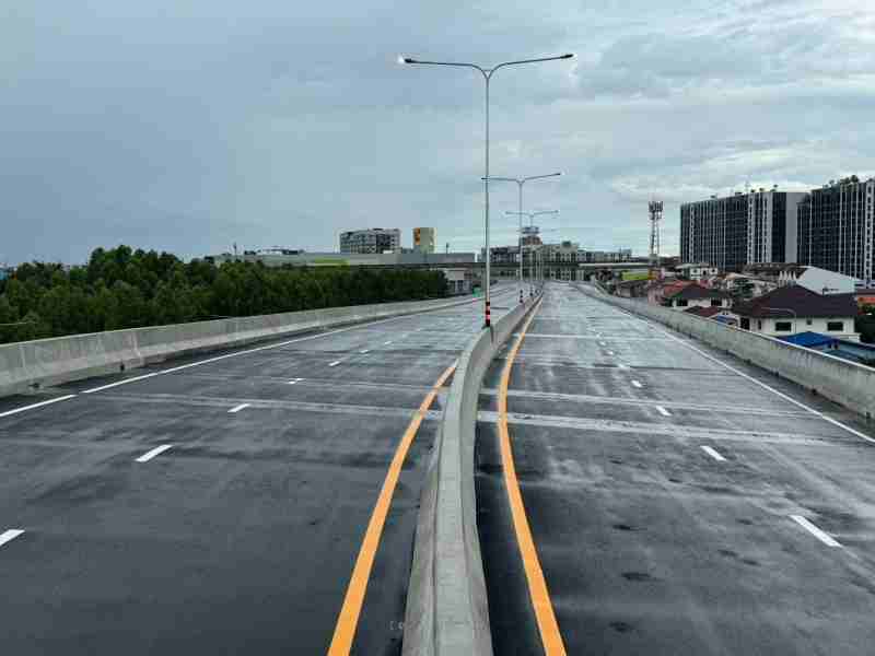 Bangkoks neue Megastraße nach Don Mueang soll diesen Monat eröffnet werden Bezirksamt