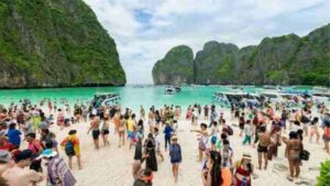Menschenmassen thailand
