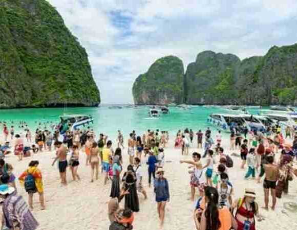 Menschenmassen thailand