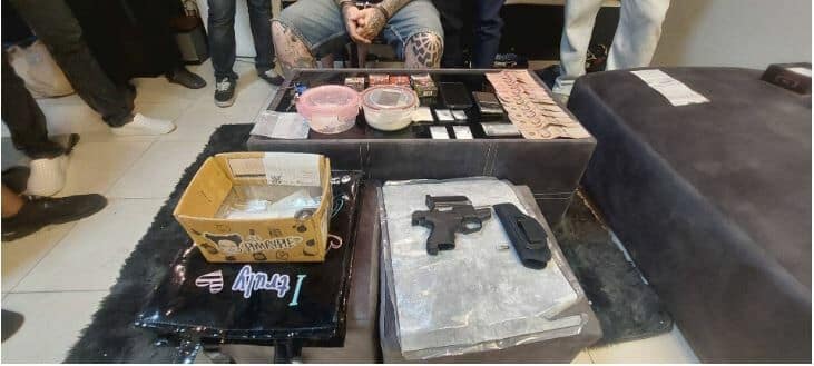 Deutscher Drogendealer in Pattaya mit Kokain und Waffe festgenommen festnahmedeutscherpattaya