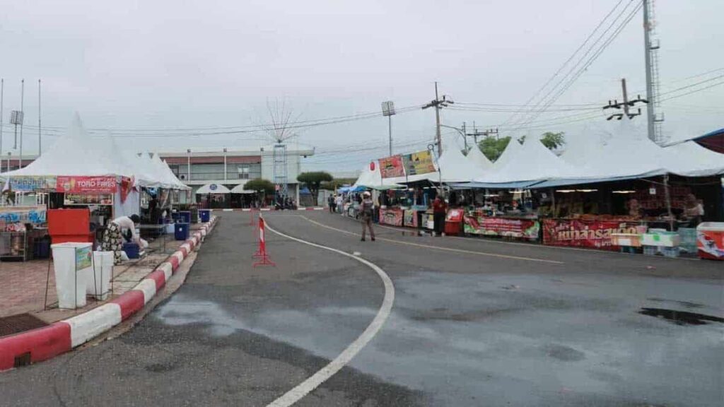 Drei Bombenexplosionen auf der Pattani-Messe: Sieben Personen verletzt, Stände beschädigt pattani bombe