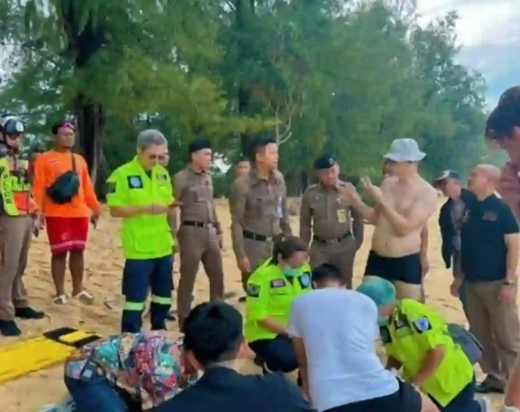 Polizei untersucht Fall, nachdem unbekannter Mann leblos am Ufer gefunden wurde